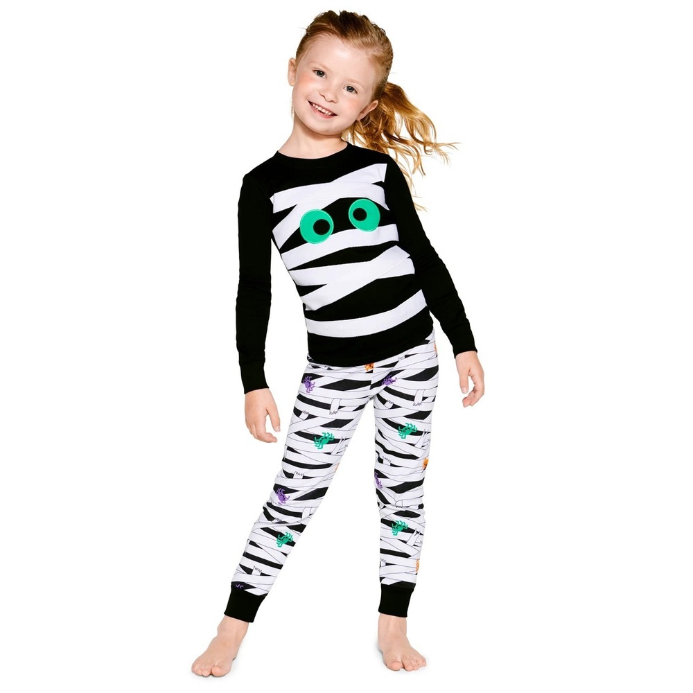 Gymboree Mummy Halloween Pajama Top 10 EUC Boys Girls